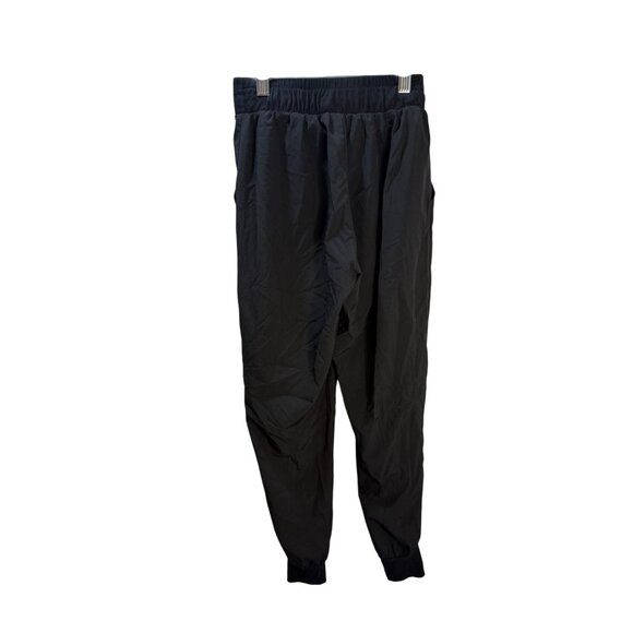 Free People Black Elastic Waist Jogger Pants With Pockets & Ribbed Cuffs - Picture 7 of 10